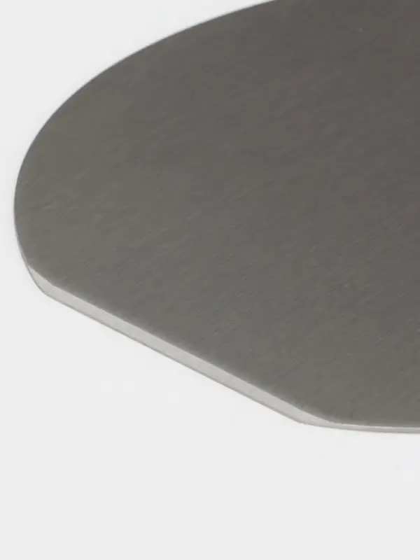 Лопатка для пиццы и коржей Доляна, 33.5&times;16.5 см, нержавеющая сталь, чёрная