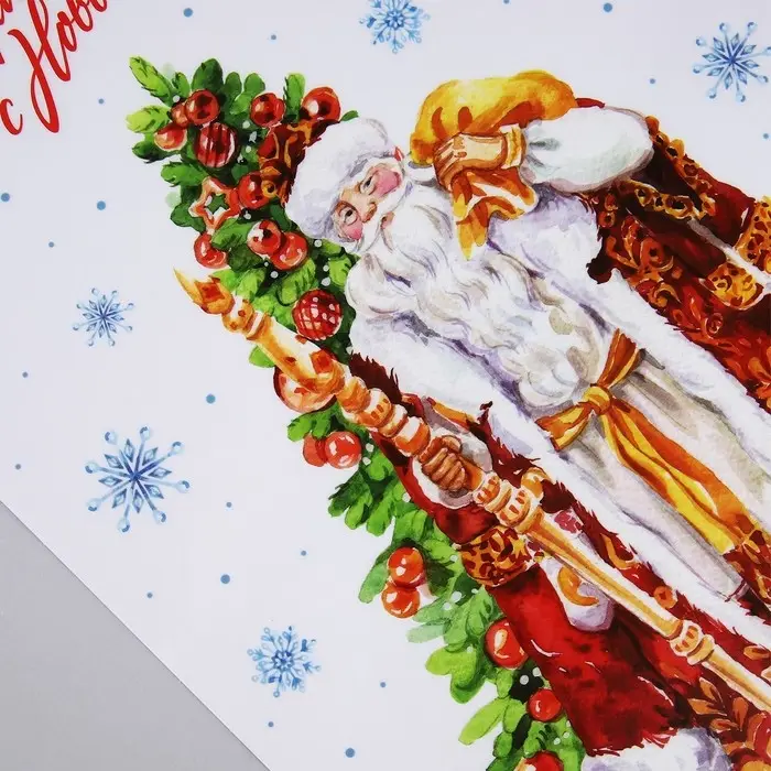 Наклейки новогодние на окна, виниловые «Поздравляю», многоразовые, 20 х 34.5 см Наклейки новогодние на окна, виниловые «Поздравляю», многоразовые, 20 х 34.5 см