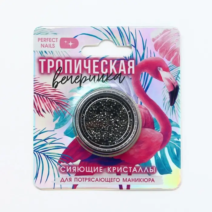 Мелкие кристаллы для декора ногтей «Тропическая вечеринка» Мелкие кристаллы для декора ногтей «Тропическая вечеринка»