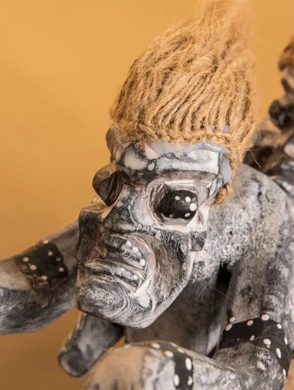 Сувенир Сувенир "Аборигены байкеры" дерево, 35х15х30 см