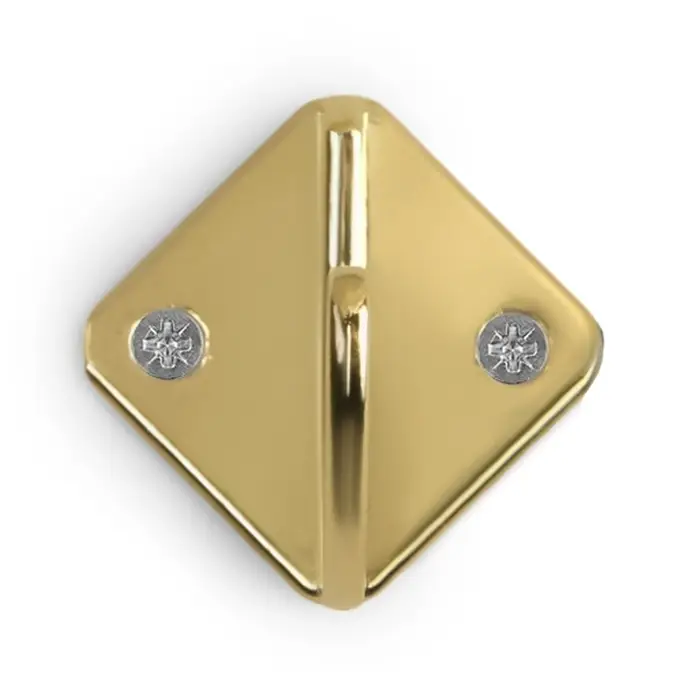 Крючок мебельный ТУНДРА TKO026, однорожковый, золото, 20 шт. Крючок мебельный ТУНДРА TKO026, однорожковый, золото, 20 шт.