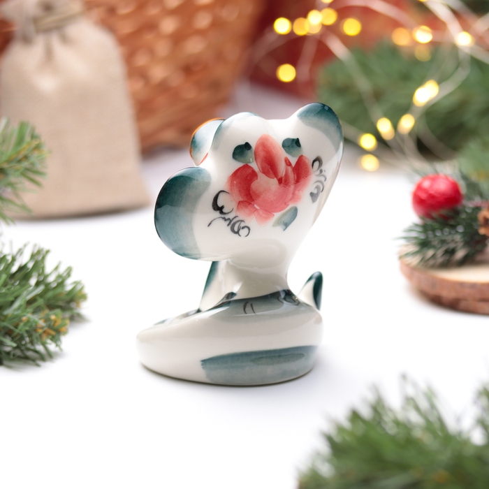 Сувенир Сувенир "Змея Гера", гжель, цвет, 11 см