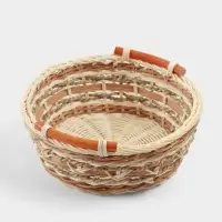 Корзина плетеная 22&times;22&times;9 см, ротанг