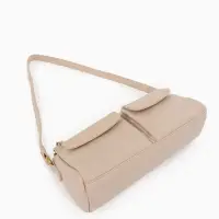 Сумка женская багет TEXTURA на молнии, 27&times;8&times;13 см, бежевая