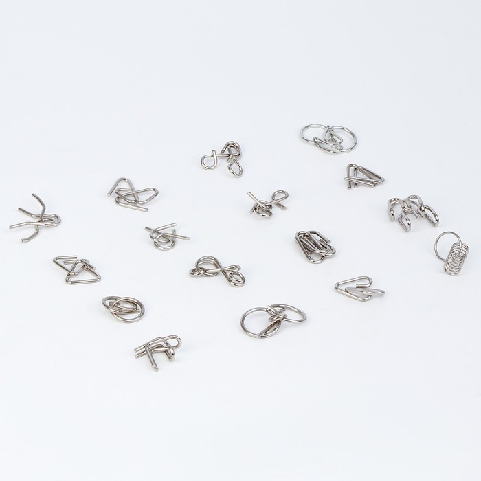 Металлические головоломки 16 шт Металлические головоломки 16 шт "Звери"