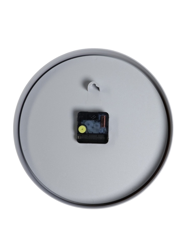 Часы настенные, интерьерные "Классика", d-28 см, открытая стрелка, серые