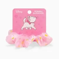 Резинка для волос «Ромашка» розовая, Коты аристократы Резинка для волос «Ромашка» розовая, Коты аристократы