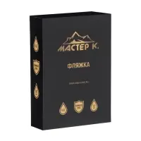 Фляжка &laquo;Мужской стандарт&raquo;, нержавеющая сталь, 180 мл, 6 oz