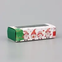 Коробка подарочная для 3 конфет &laquo;Гномики&raquo;, 13.3&times;3.3&times;5.8 см