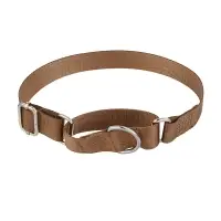 Ошейник для животных тм VETTA, нейлон, хаки/беж, обхват шеи 30-45см