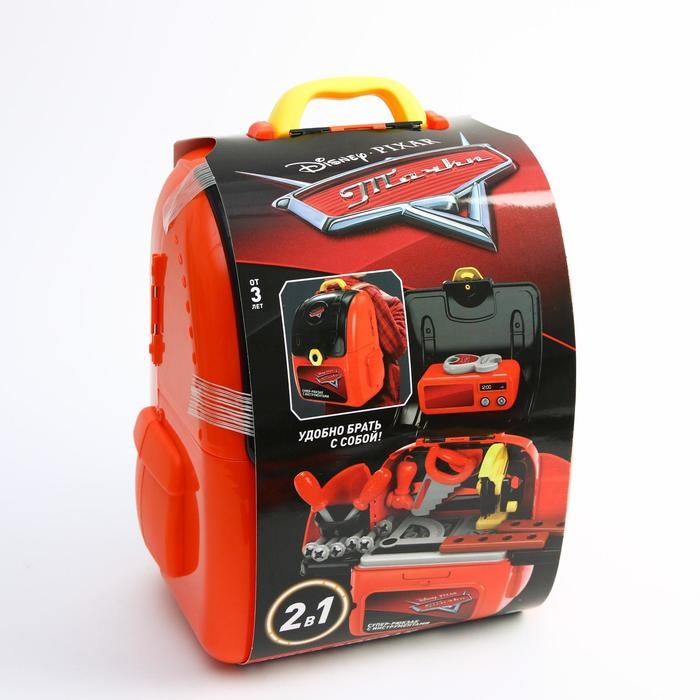 Набор строителя с инструментами игровой Super car, рюкзак с инструментами, Тачки