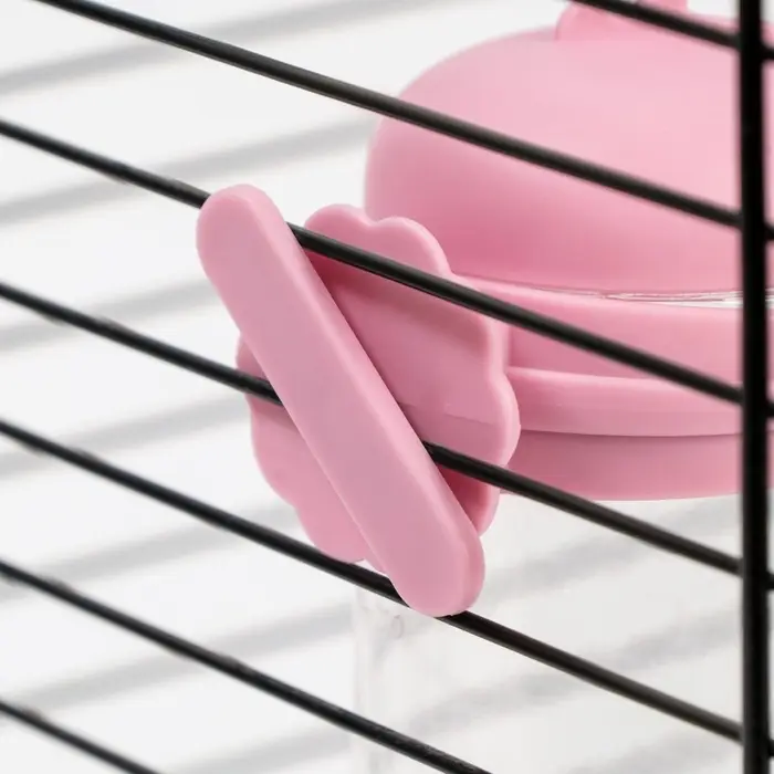 Поилка для грызунов  Поилка для грызунов "Пижон", 250 мл, розовая