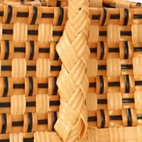 Сумка плетёная, 40&times;20&times;55 см, пластик, бежевая