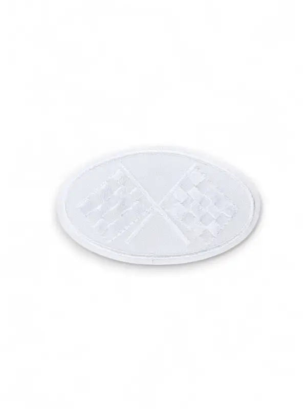 Термоаппликация «Флажки», 8.4×5 см, белая Термоаппликация «Флажки», 8.4×5 см, белая