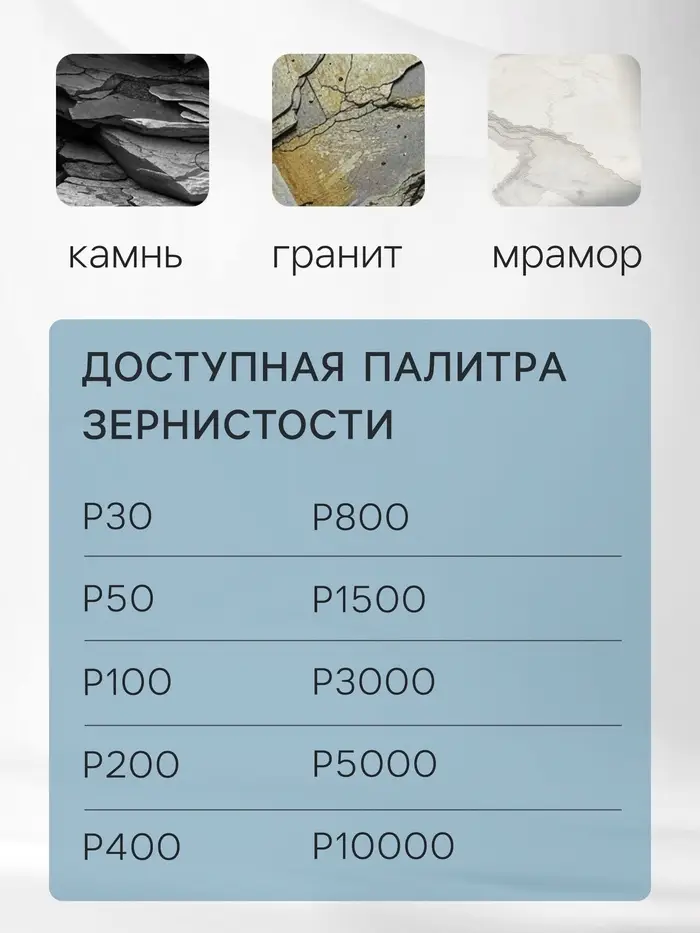 Алмазный гибкий шлифовальный круг ТУНДРА &laquo;Черепашка&raquo;, для мокрой шлифовки, 100 мм, № 3000