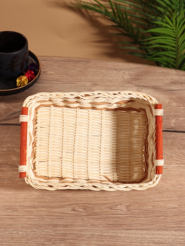 Корзина плетеная 23x16x9 см, ротанг