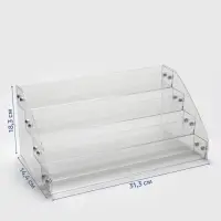 Подставка под лаки 4 этажа, 31.3&times;14.4&times;18.3 см, оргстекло 2 мм