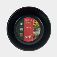 Форма для куличей, d=14 см, антипригарное покрытие, без крышки, бордовая