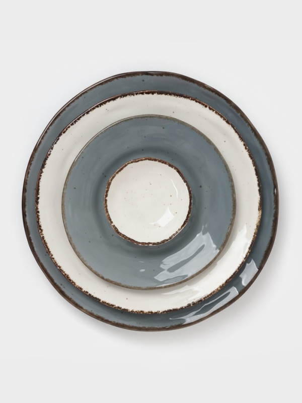 Тарелка Magistro "Alpine Frost" 18см 17,8х18х2,3 цвет синий