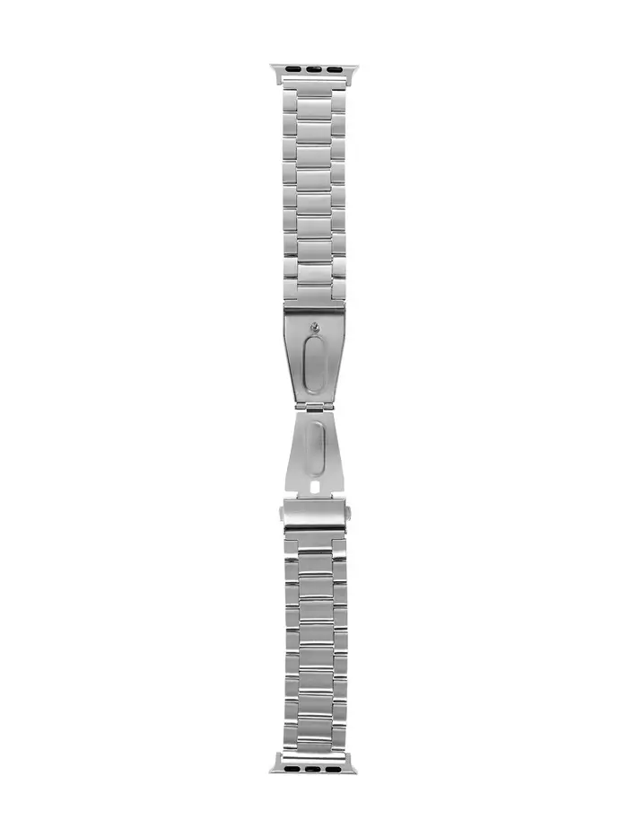 Ремешок для Apple Watch 38 40 41 мм, металлический, серебристый