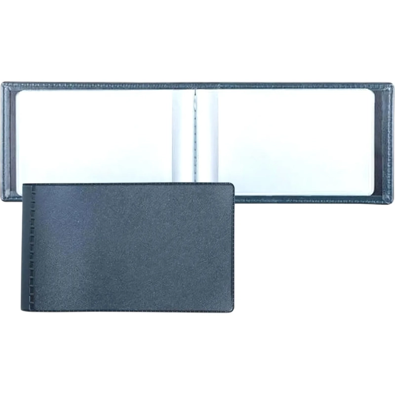 Визитница для 28 карт, горизонтальный, 60x100 мм, синий 2754-101