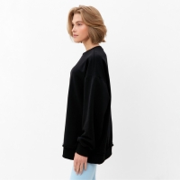 Джемпер (свитшот) женский MINAKU: Casual Collection цвет черный, р-р 50