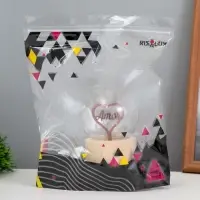 Фигурка световая RISALUX &laquo;Сердечко&raquo;, LED-ночник, 3&times;AG10, шар-8 см, 6.5&times;6.5&times;11.5 см