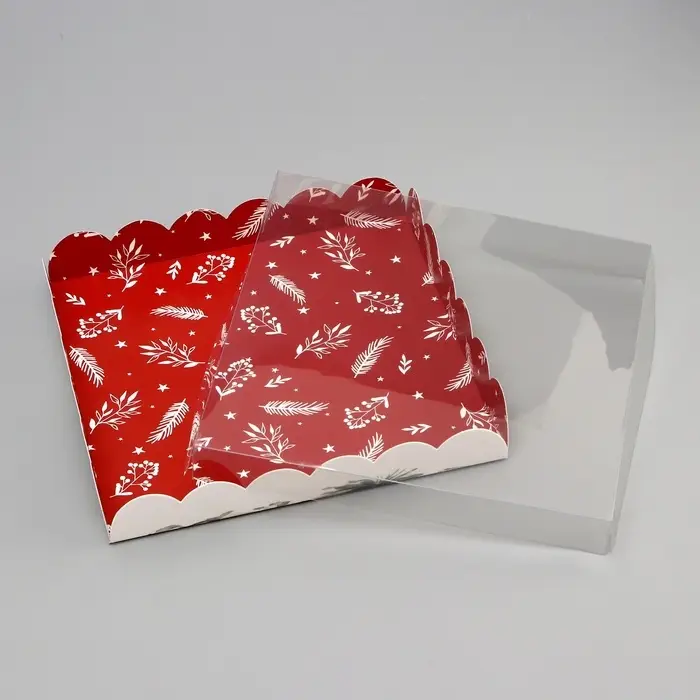 Коробка для печенья, «Новогодние подарки», 21×21×3 см, Новый год Коробка для печенья, «Новогодние подарки», 21×21×3 см, Новый год