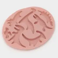 Форма для шоколада Доляна &laquo;Дино&raquo;, силикон, 16.5&times;14&times;1 см, 7 ячеек, МИКС