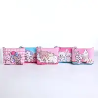 Кошелёк детский &laquo;Зайчики&raquo;, маленький, монетница, МИКС