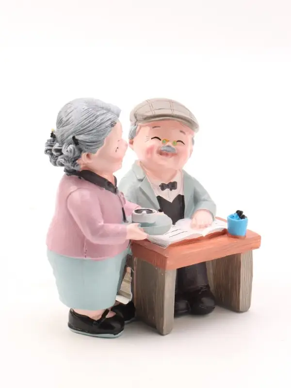 Фигурка полистоун &laquo;Дедуля с бабулей - семейные будни&raquo;, 13&times;8.5&times;12 см