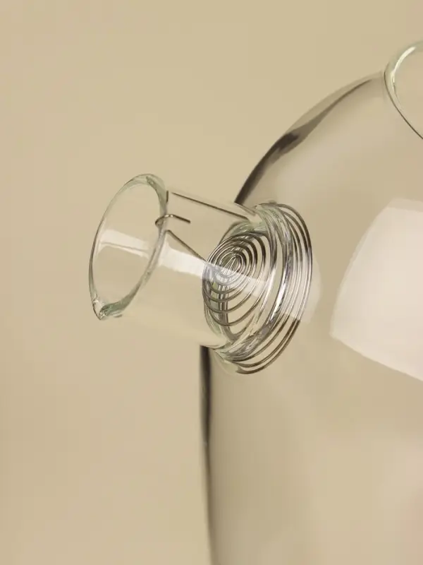 Чайник SL-Home &laquo;Эко&raquo;, 1 л, 18&times;11&times;17.5, с пробковой крышкой, стекло, прозрачный