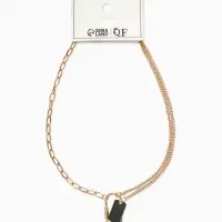 Цепь "Карабин", цвет золото