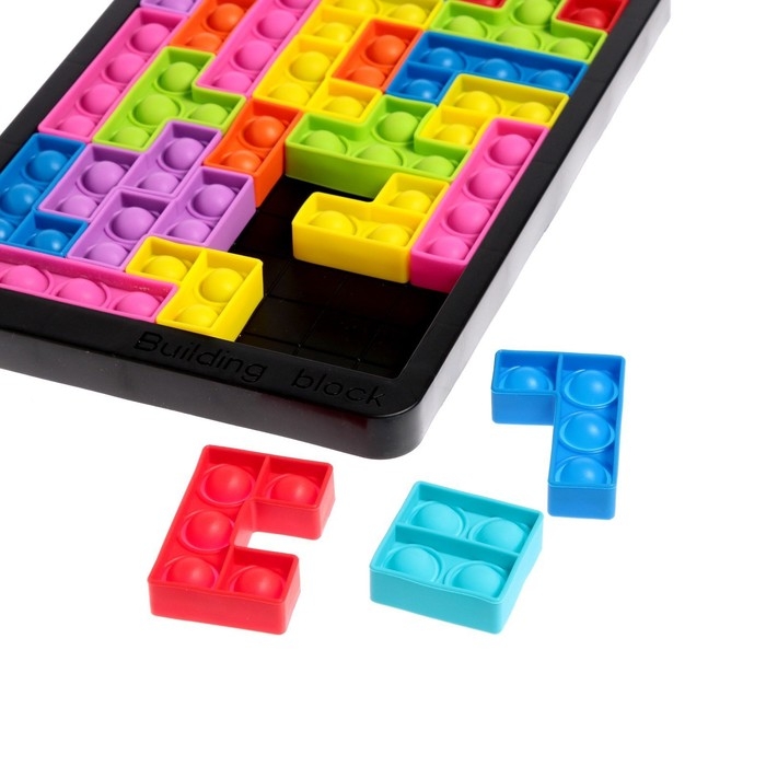 Конструктор тетрис POP IT, 27 деталей Конструктор тетрис POP IT, 27 деталей
