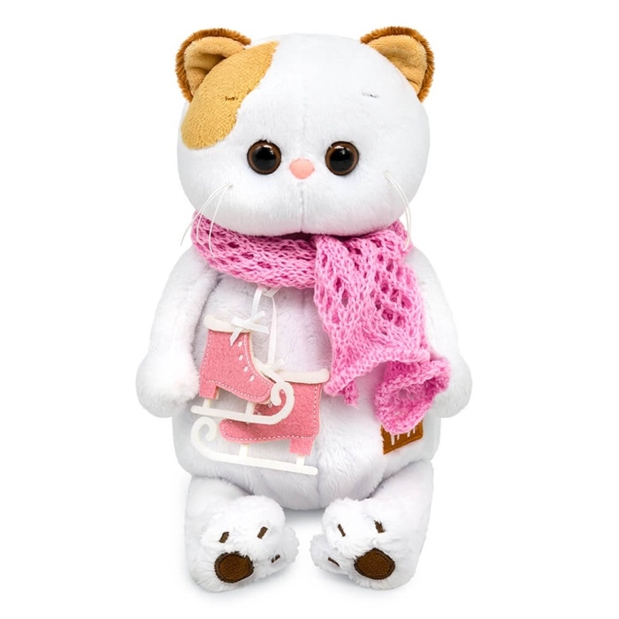 Мягкая игрушка «Кошечка Ли-Ли», с коньками и в шарфике, 24 см Мягкая игрушка «Кошечка Ли-Ли», с коньками и в шарфике, 24 см