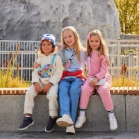 Свитшот флисовый детский MINAKU: Fleece Soft, цвет розовый, рост 98 см