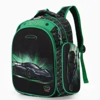 Рюкзак школьный для мальчика, эргономичная спинка, с пеналом, 30&times;12&times;36 см, чёрный