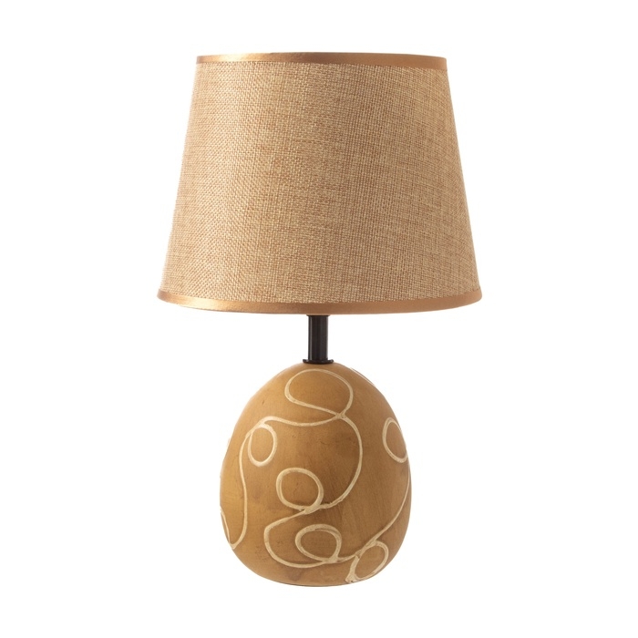 Лампа настольная Лампа настольная "Притча" 1х40Вт Е14 коричневый 20х20х32см