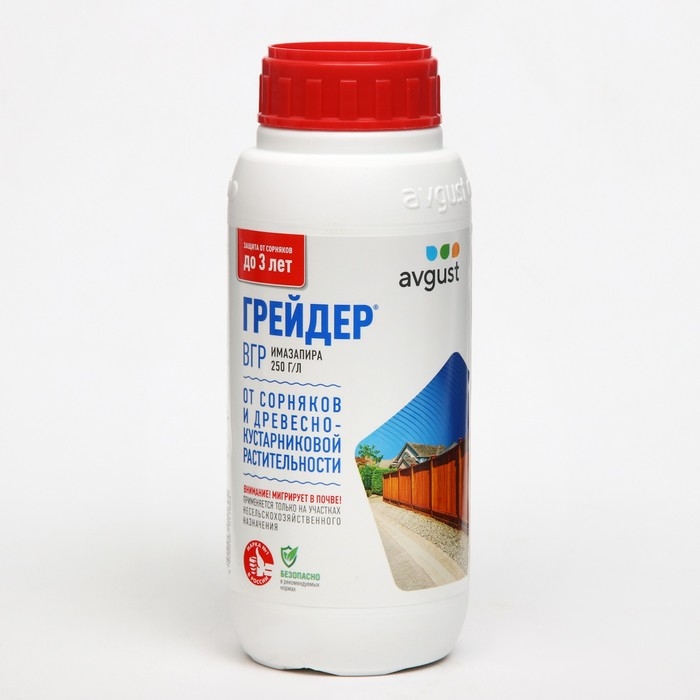 Средство от сорняков Грейдер, 3 года без сорняков, 500 мл Средство от сорняков Грейдер, 3 года без сорняков, 500 мл