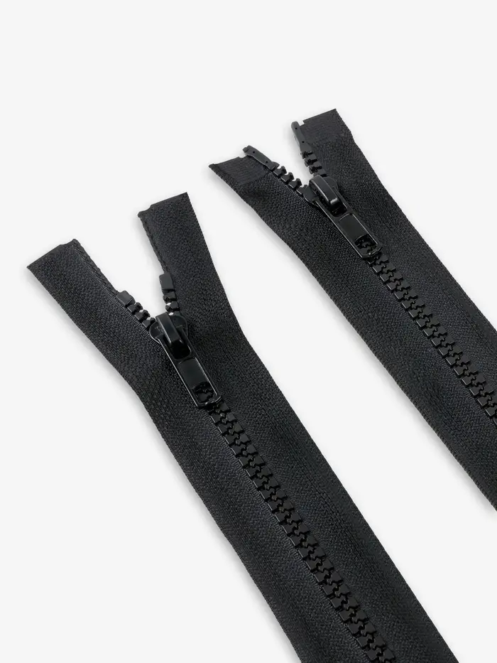 Молния &laquo;Трактор&raquo;, №5, разъёмная, 2 замка, замки автомат, 100 см, чёрная