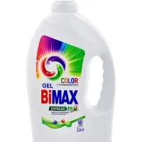 Жидкое средство для стирки BiMax Color, гель, для разноцветных тканей, 2.6 л