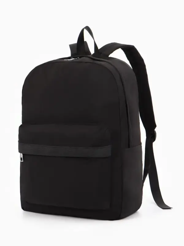 Рюкзак 30*13*42 см, 1отд 3н/к, Однотон, черный