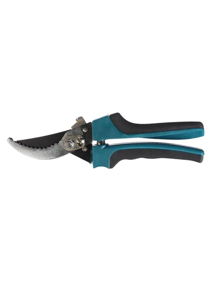 Секатор плоскостной, 9" (23 см), с пластиковыми ручками, Greengo