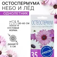 Семена цветов Остеоспермума &laquo;Небо и лед&raquo; смесь, 0.2 г