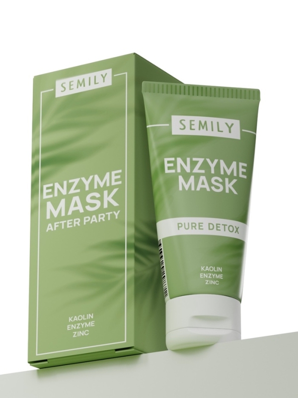 Маска энзимная для проблемной кожи лица Semily с глиной, 50 мл