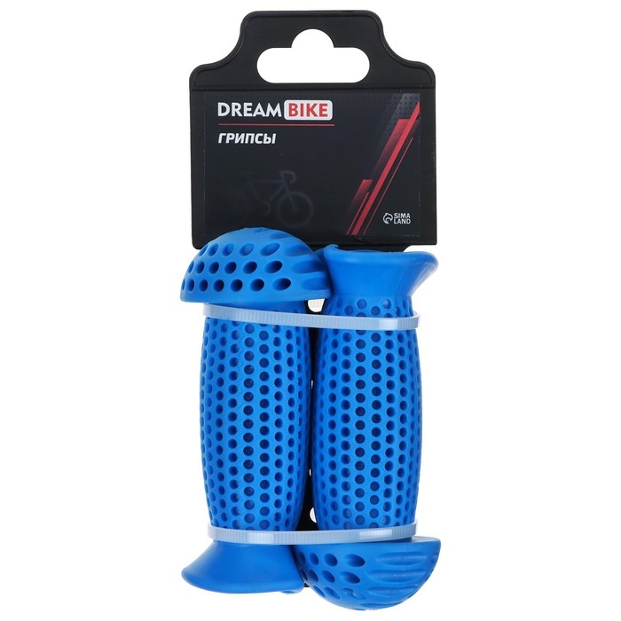 Грипсы Dream Bike, 95 мм, мягкие, синие Грипсы Dream Bike, 95 мм, мягкие, синие