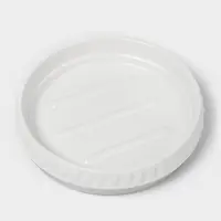 Набор для ванной SAVANNA &laquo;Хром&raquo;, 3 предмета, дозатор для мыла, стакан, мыльница