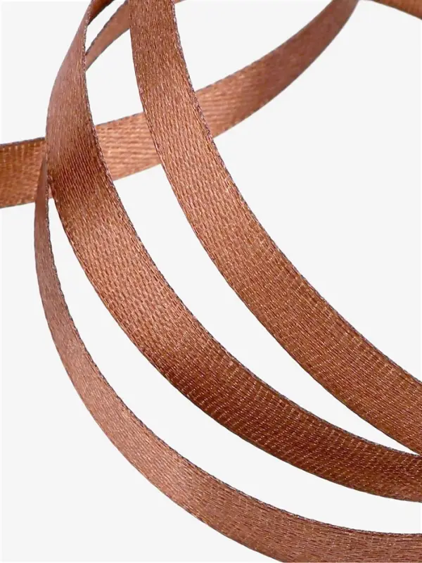 Лента атласная, 10 мм, 23±1 м, цвет бронзовый №117 Лента атласная, 10 мм, 23±1 м, цвет бронзовый №117