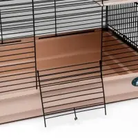 Клетка для шиншиллы &laquo;Пижон&raquo; №10, разборная, 58&times;40&times;88, бежевая