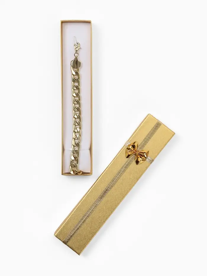 Набор коробочек подарочных 6 шт. под браслет/часы &laquo;Слиток&raquo;, 21&times;4, цвет золото (1195297)